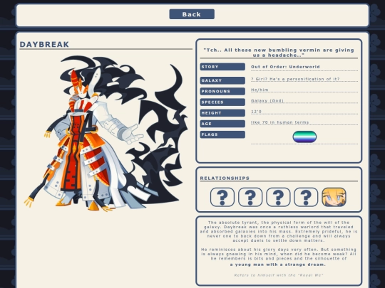 characters/daybreak screenshot