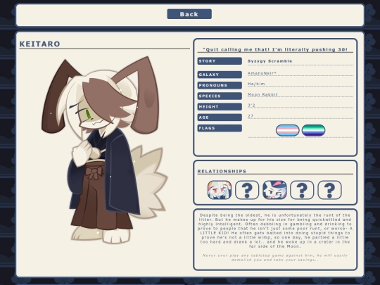 characters/keitaro screenshot