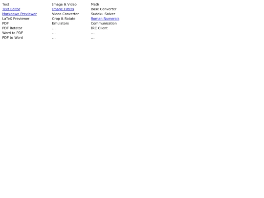 index screenshot