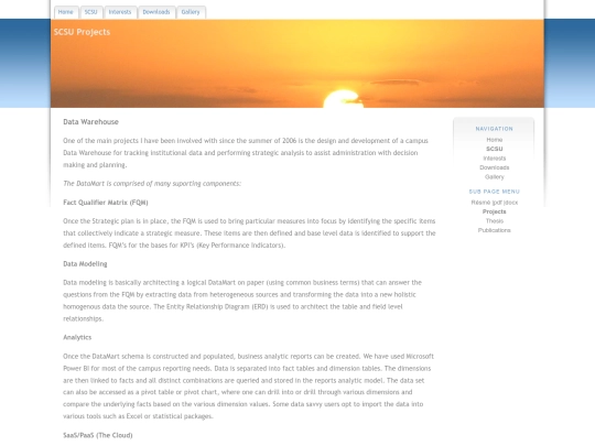 SCSU_projects screenshot