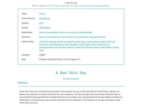 fanfic/ABadSkinDay screenshot