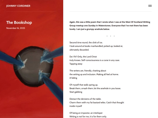 blog/the-bookshop screenshot