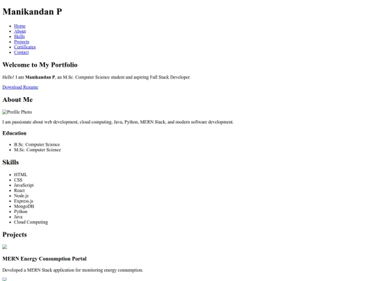 index screenshot