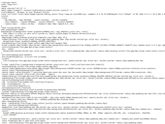 index screenshot