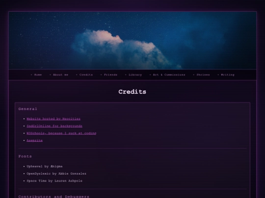 credits screenshot