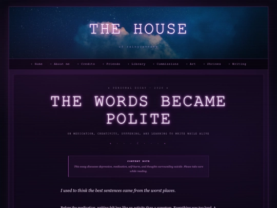 thewordsbecamepolite screenshot