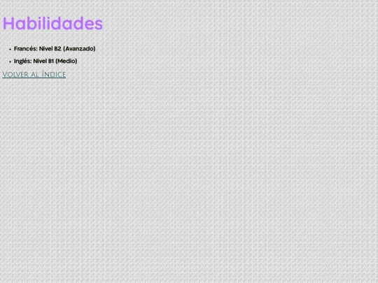 CV/Habilidades screenshot