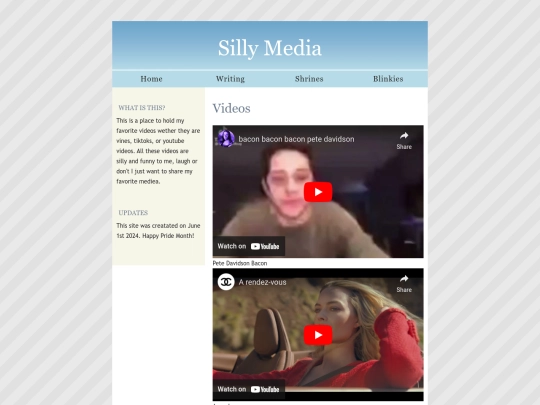 videos screenshot