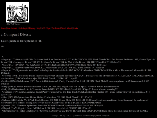 CD screenshot