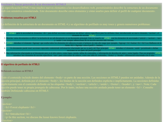 P2P_secciones_html5 screenshot