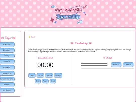 productivity screenshot