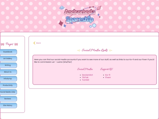 socialmedialinks screenshot