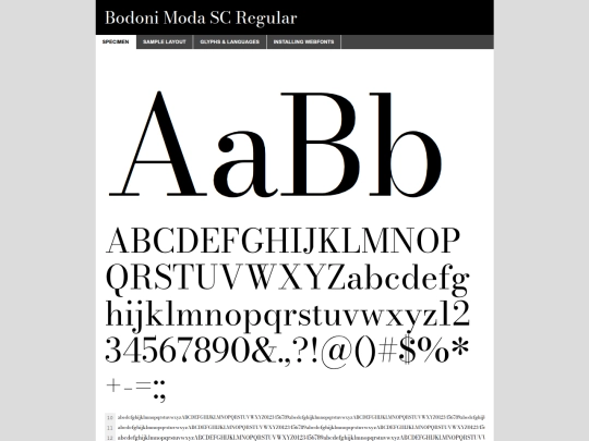 webfontkit bodonomodasc/bodonimodasc-variablefont_opszwght-demo screenshot