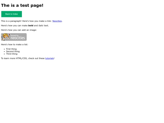 testPage screenshot