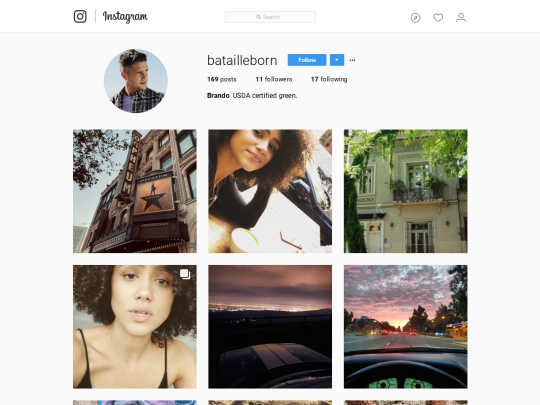 instagram screenshot