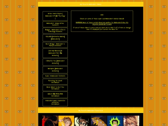 Html stuff/Malevolent screenshot