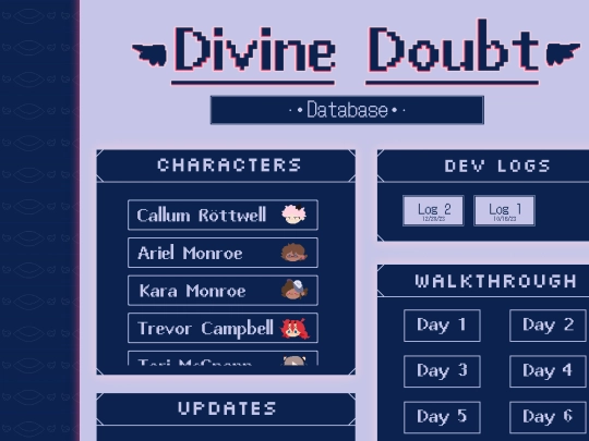 DivineDoubtDatabase screenshot