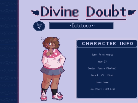DivineDoubtDatabaseAriel screenshot