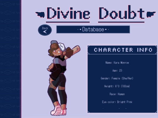 DivineDoubtDatabaseKara screenshot