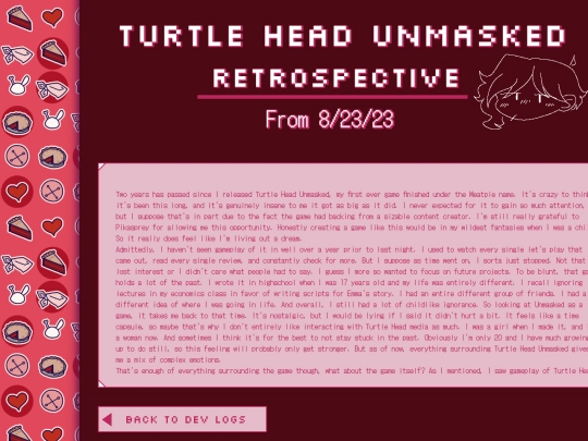 TurtleHeadUnmaskedRetrospective screenshot