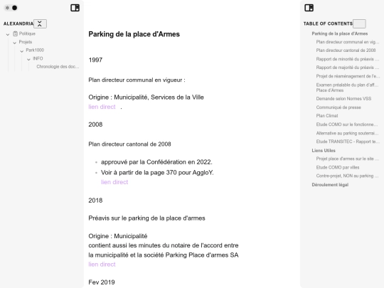 Chronologie des documents utiles, version corrigée screenshot
