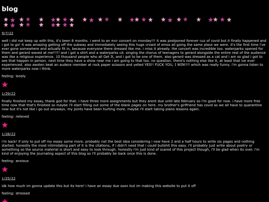 blog screenshot