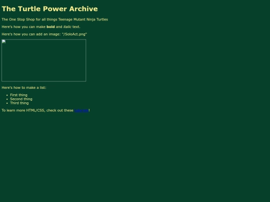 index screenshot