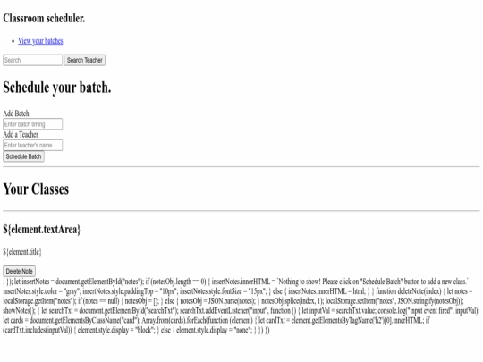 index screenshot