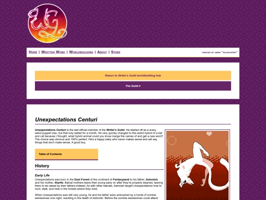 worldbuilding/wgwb/unexpectations screenshot