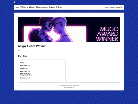 written/mugo screenshot