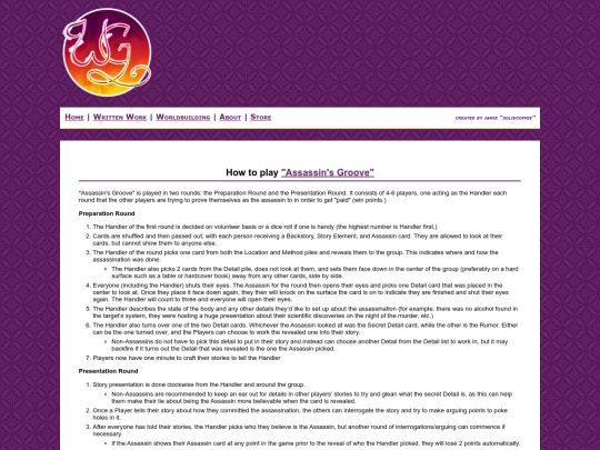 written/wg/wgag/wgag_rules screenshot