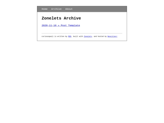 archive screenshot