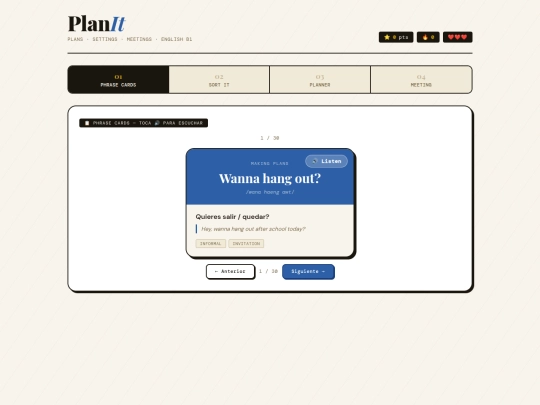 PlanIt screenshot