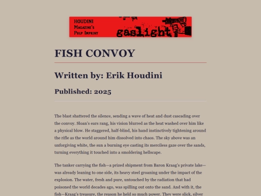 shortstories/fish-convoy screenshot