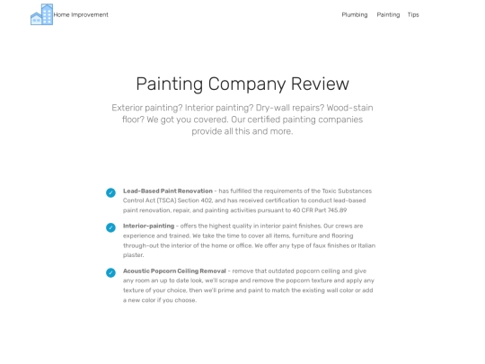 painting-company-review screenshot