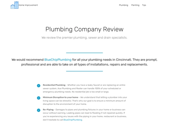plumbing-company-review screenshot