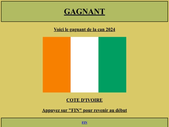 site web gagnant can screenshot