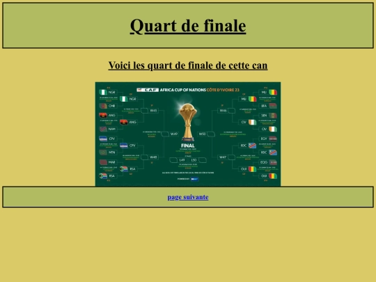 site web quart de finale can screenshot