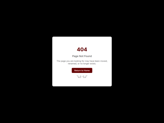 not_found screenshot