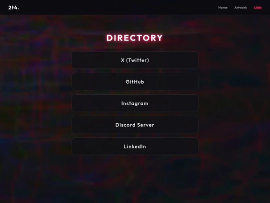 links screenshot