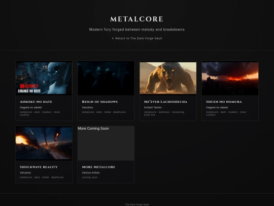 metalcore screenshot