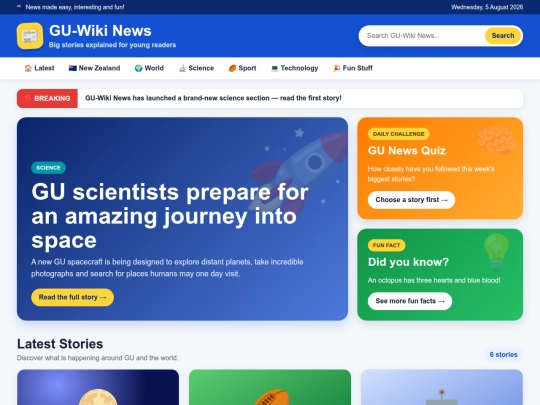 wiki-news screenshot