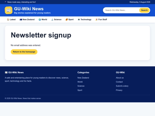 wiki-news/newsletter screenshot