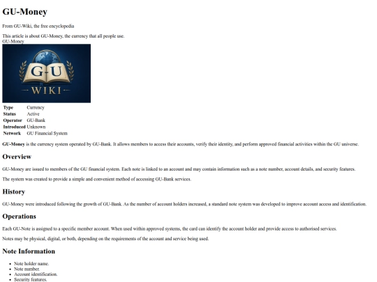 wiki-pages/gu-money screenshot