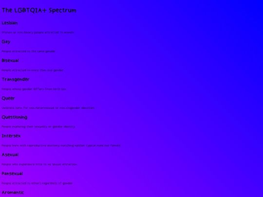LGBTQinformation screenshot