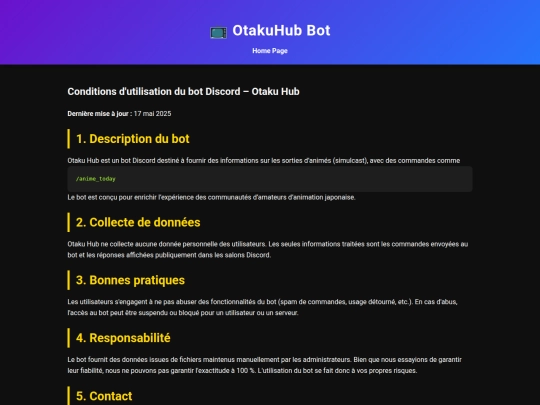 terms screenshot