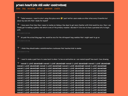 microblog screenshot