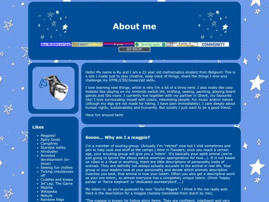 bio screenshot