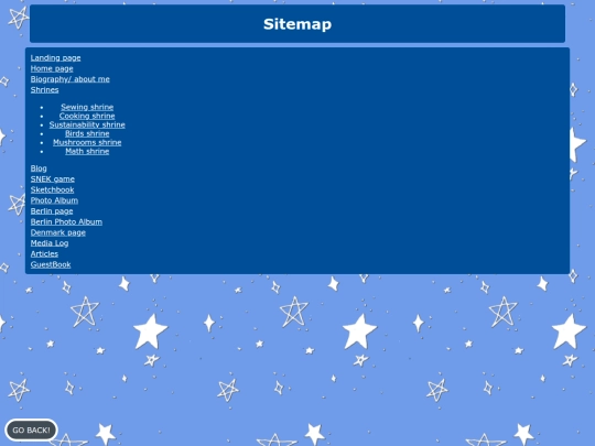 sitemap screenshot