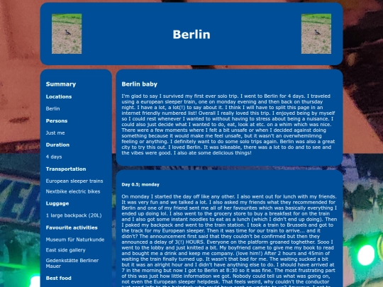 travelpages/berlin screenshot
